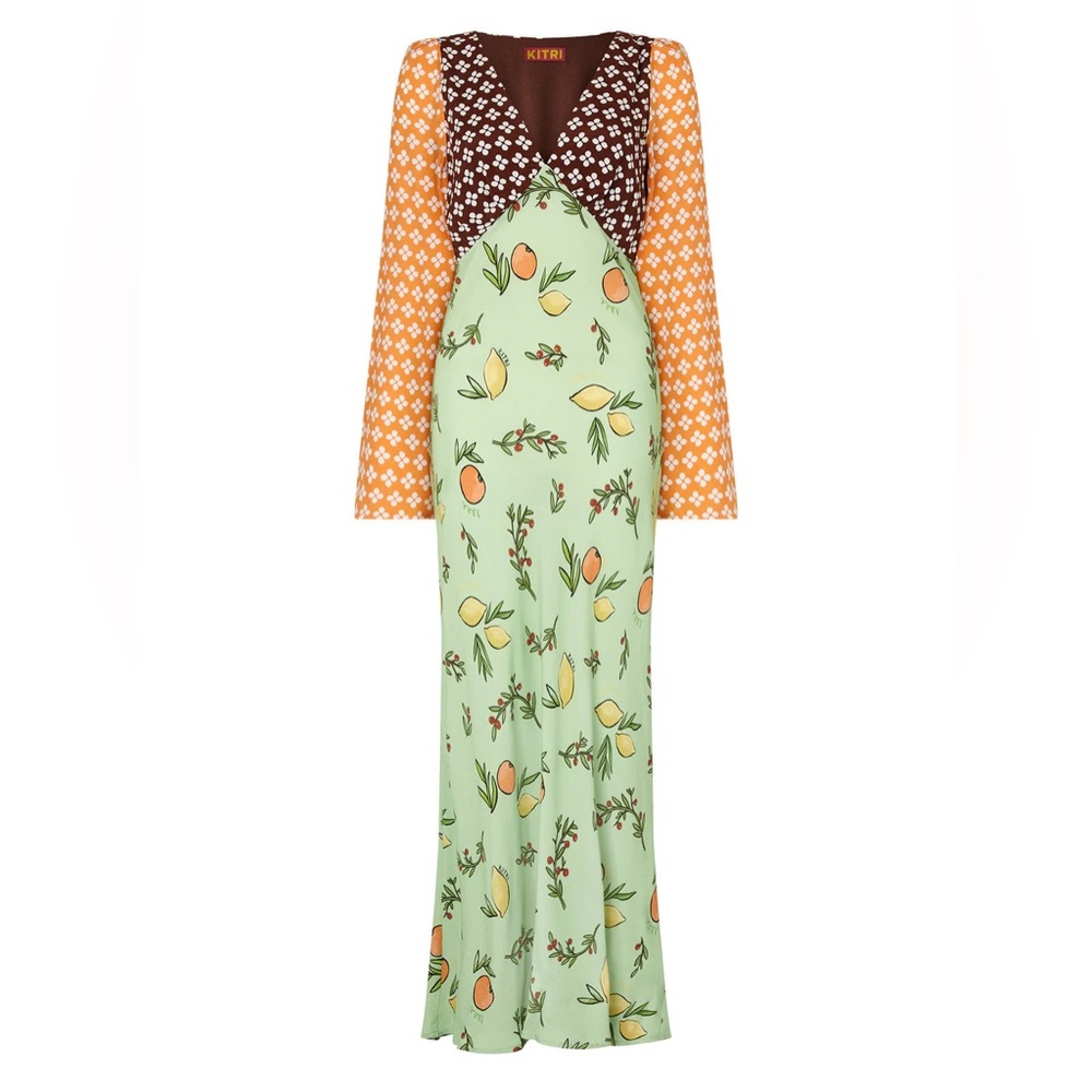 Kitri Studio - Libby Mixed Print Maxi Dress (size small)